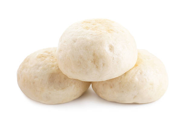 istock Delicious chinese steamed buns isolated on white 2245081742