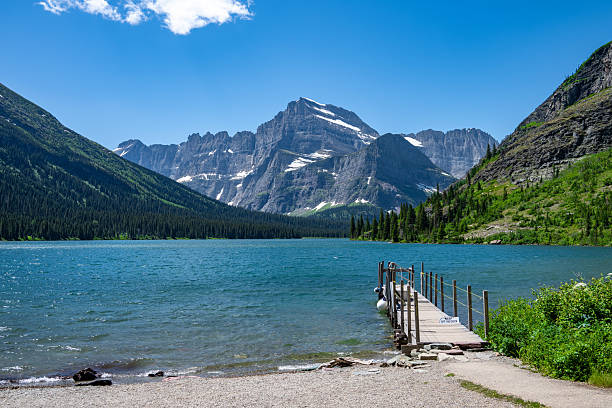 istock Dock at Lake Josephine in Glacier National Park 2245085867