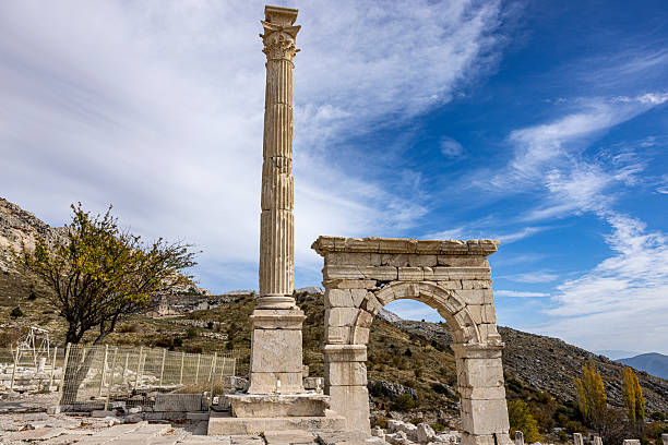 Sagalassos archaeological site in the Taurus Mountains
