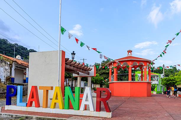 istock Vibrant Platanar Gazebo and Letters 2245097495