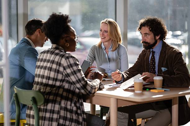 istock Diverse business team collaborating during a meeting 2245097871