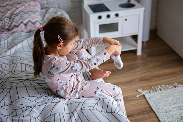 istock Little Girl Getting Ready for the Day 2245111250