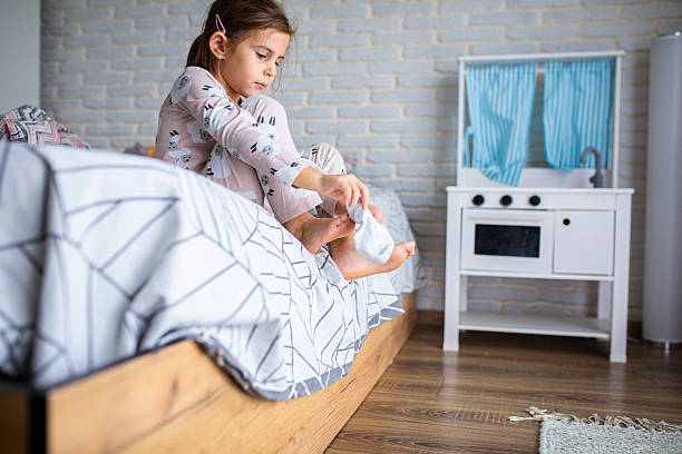 istock Little Girl Getting Ready for the Day 2245111958