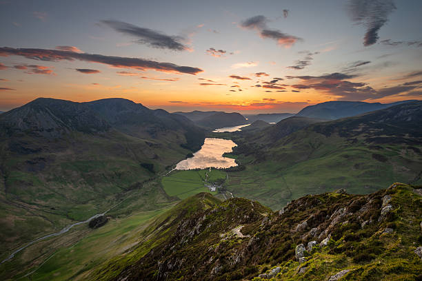 istock Dramatic Sunset at Buttermere in The Lake District, UK. 2245112275