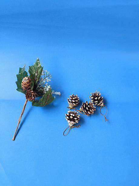 istock 2025 Christmas decorations with blue background 2245116144