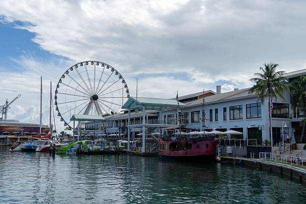 istock Waterfront scene at Bayside Marketplace in Miami. 2245117596