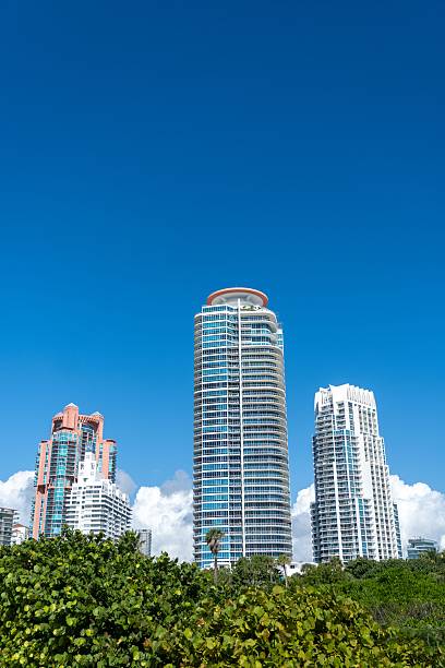istock Skyscrapers in Miami against a blue sky 2245117647
