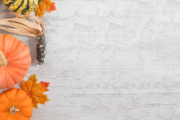 istock Autumnal Background with Pumpkins 2245124334