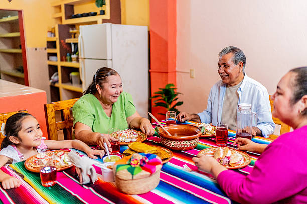 istock Family talking during lunch at home 2245126164