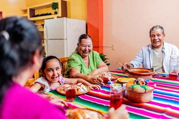 istock Family talking during lunch at home 2245126206