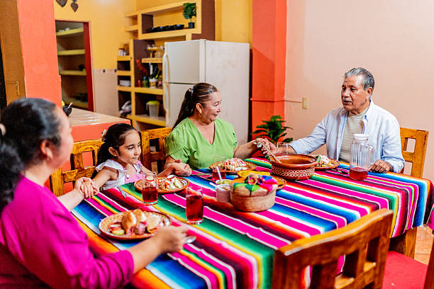 istock Family talking during lunch at home 2245126209