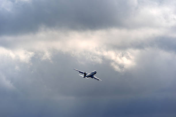 Lufthansa airplane type Boeing 747-830 registration D-ABYT retro livery taking off from Frankfurt Airport on an autumn day. Photo taken November 3rd, 2025, Frankfurt am Main, Germany.