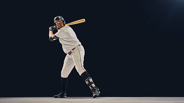 istock Baseball batter in ready stance focusing on pitch timing and reaction 2245128737