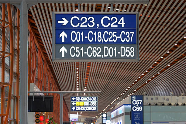 Airport signage