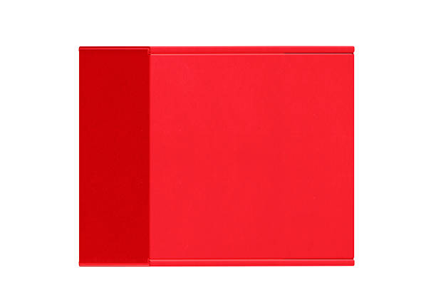 istock Red Cardboard box isolated on a white background 2245135560