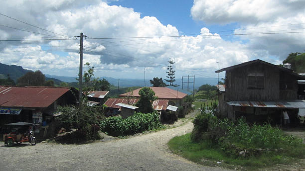 A village road scene in Maramag, Bukidnon