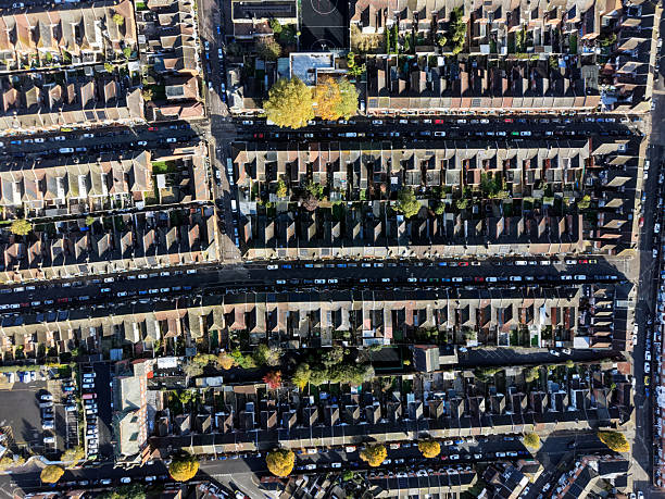 istock Typical residential area of ​​England view from above 2245148490