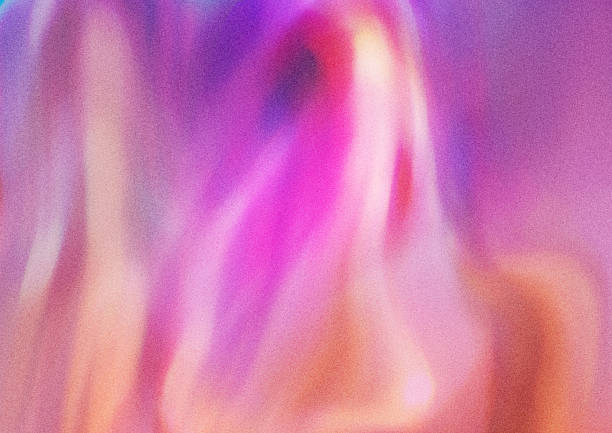 istock Dreamy neon colors abstract light waves with soft blur and vivid gradient textures for creative design 2245152824