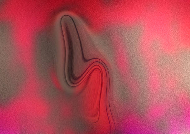 A bold red swirl against soft pink and gray gradients creates a dynamic abstract background. Ideal for creative, tech, or fashion visuals needing energy and modern mood.