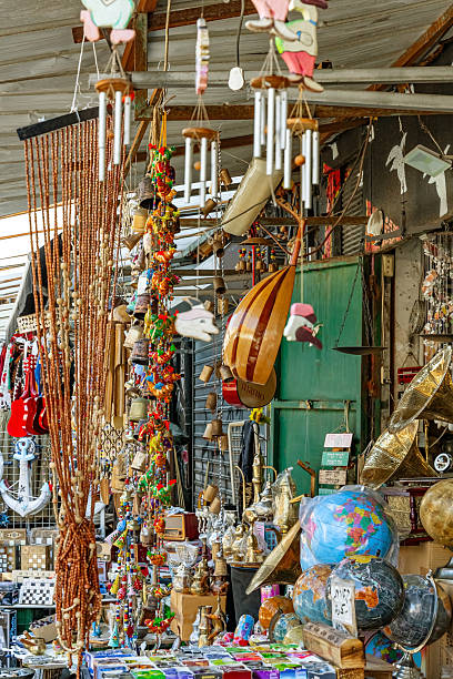 The globes and souvenirs