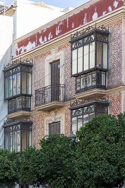istock A magnificent building in a Mediterranean old town on the Atlantic coast. Unique architecture of the building facades in the city of Jerez de la Frontera, province of Cdiz, Andalusia, Spain. 2245154868