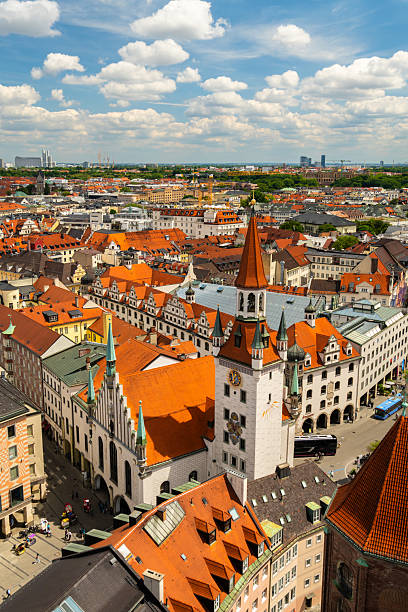 istock Old Town Hall on Sunny Summer Day. Munich Skyline. Bavaria, Germany 2245156107
