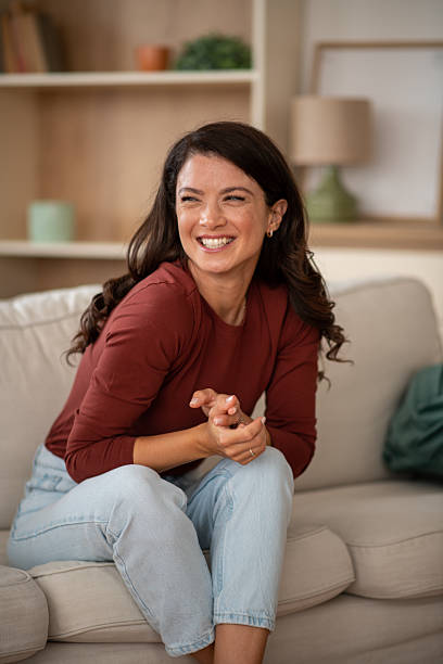 istock Happy woman enjoying a joyful moment 2245156625