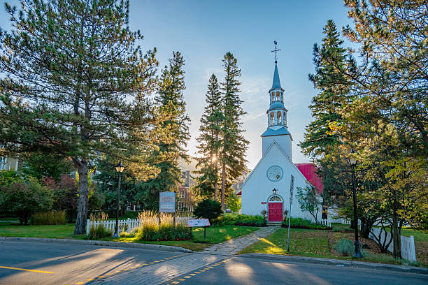 istock Chapel Chapelle Saint Bernard Mont Tremblant Quebec Canada 2245160641