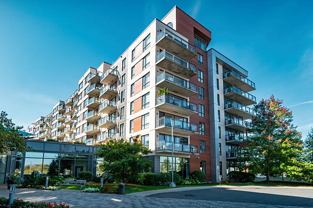 istock Condo Apartment Building Montreal Canada 2245160900