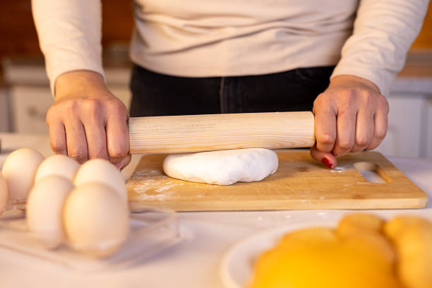 istock Woman is preparing dough for Christmas cookies 2245163379