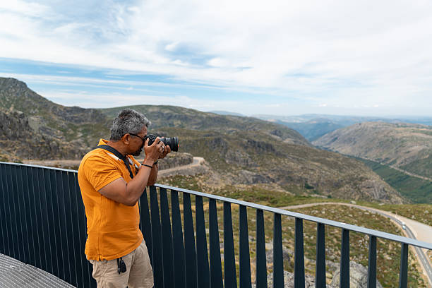 istock Photographer at a viewpoint in the Serra da Estrela 2245172646