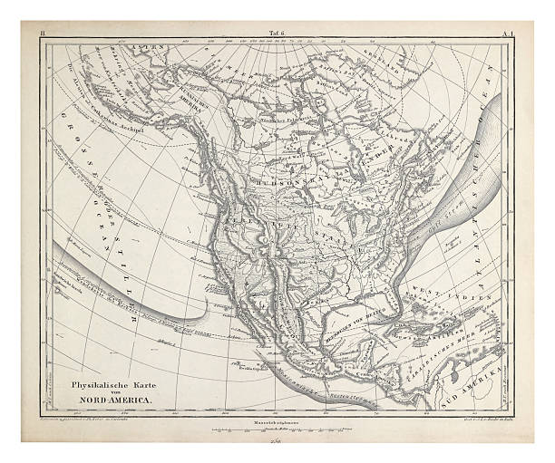 istock North America Engraving Antique Illustration, Published 1851 2245174058