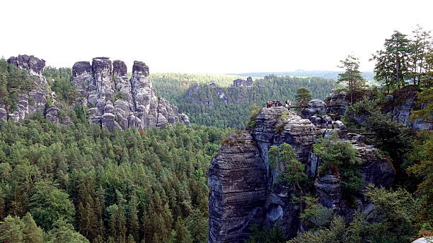 istock Sandy mountains of Saxon Switzerland. 2245174969