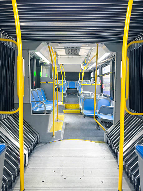 istock Articulated city bus 2245180179
