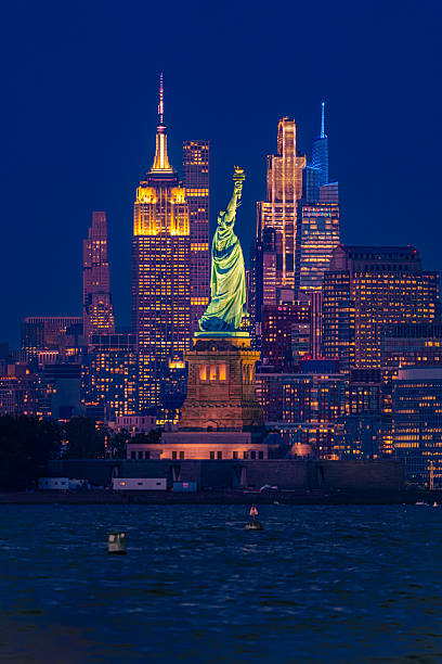 istock Lady Liberty's City Lights 2245188107