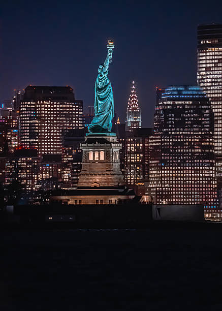 istock Lady Liberty's City Glow 2245188217