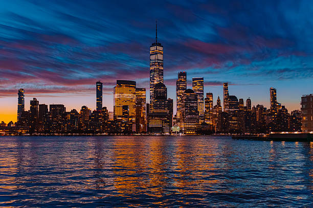 istock NYC Skyline's Fiery Dusk 2245188329