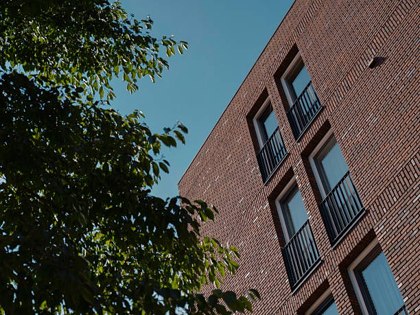 istock Urban Brick Architecture Upward View 2245195277