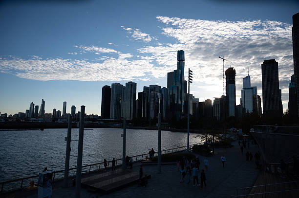 istock downtown chicago city skyline in the sunset 2245201437