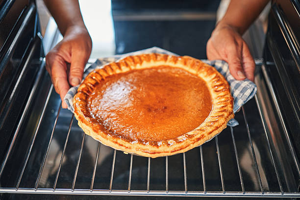 istock Preparing Pumpkin Pie for the Holidays in Domestic Kitchen 2245204167