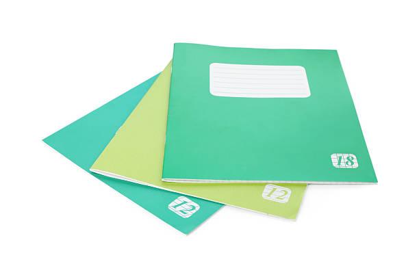istock Colorful copybooks isolated on white. School stationery 2245205793