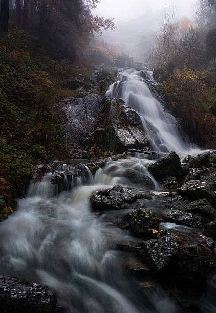 istock Waterfall in the Fog, Guadarrama Mountains 2245212062