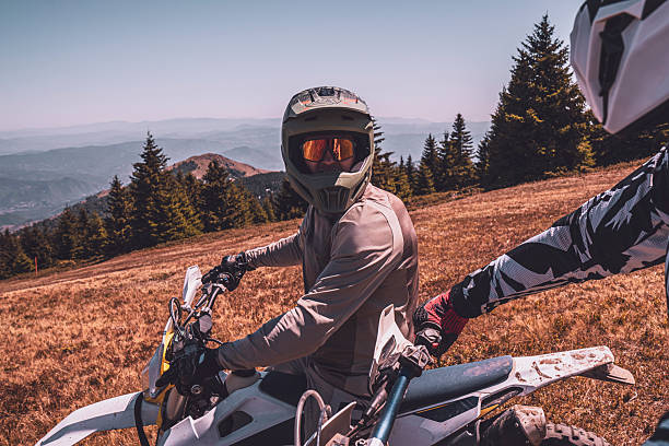 istock Two friends on a motocross adventure 2245214250