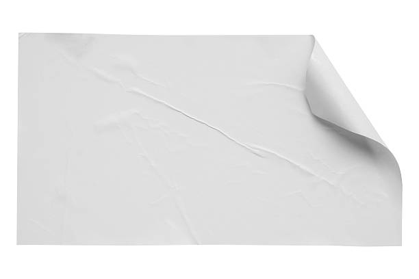 istock Paper sticker label isolated on white background 2245219351
