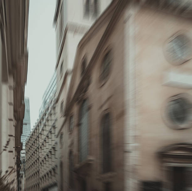 istock Blurred radial lines of Urban architectural on UK 2245225630