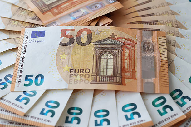 istock Fifty euro banknotes arranged in a fan pattern 2245227711