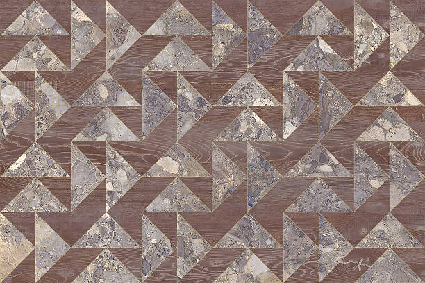 istock Retro geometric stone marble pattern , abstract retro background decoration floor and wallpaper 2245238013