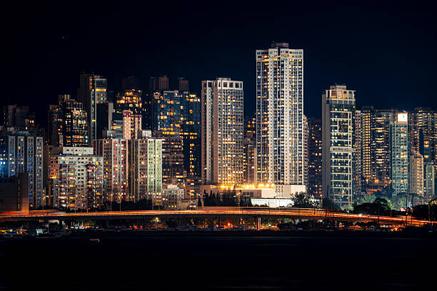 istock Hong Kong island landscape at night time 2245238014