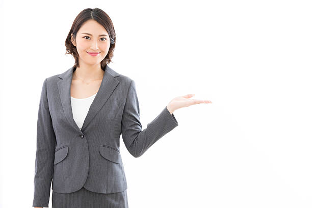 istock Asian businesswoman making an introduction 2245241089
