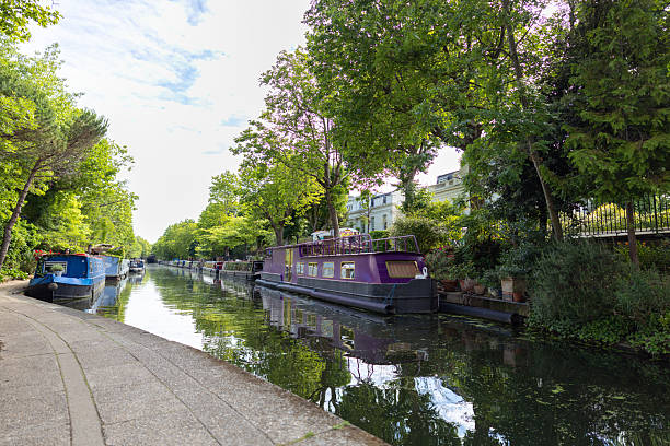 Riverside street in London